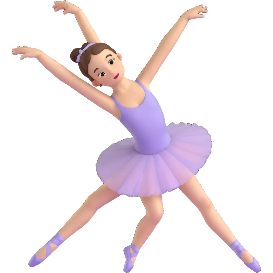 ballerina girl in a dance pose emoji
