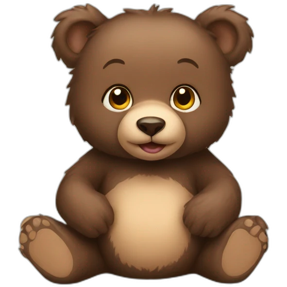 baby bear emoji
