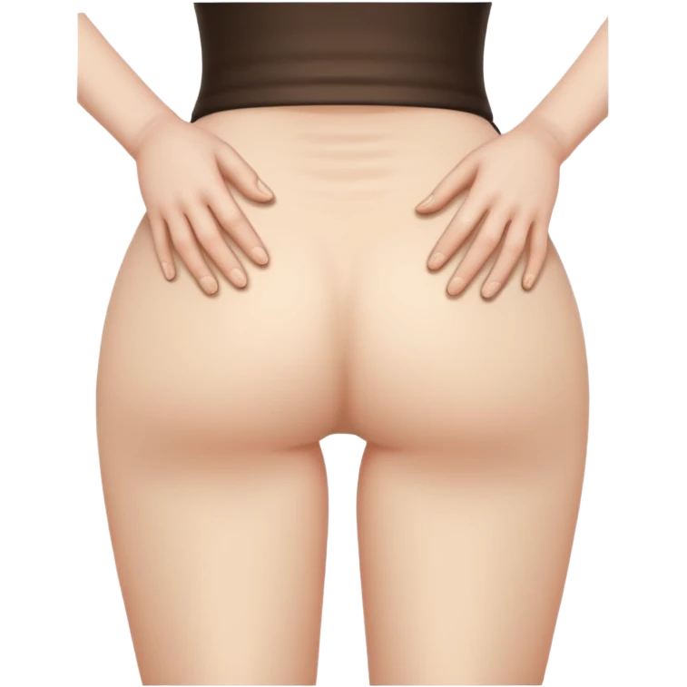 A hand on butt emoji