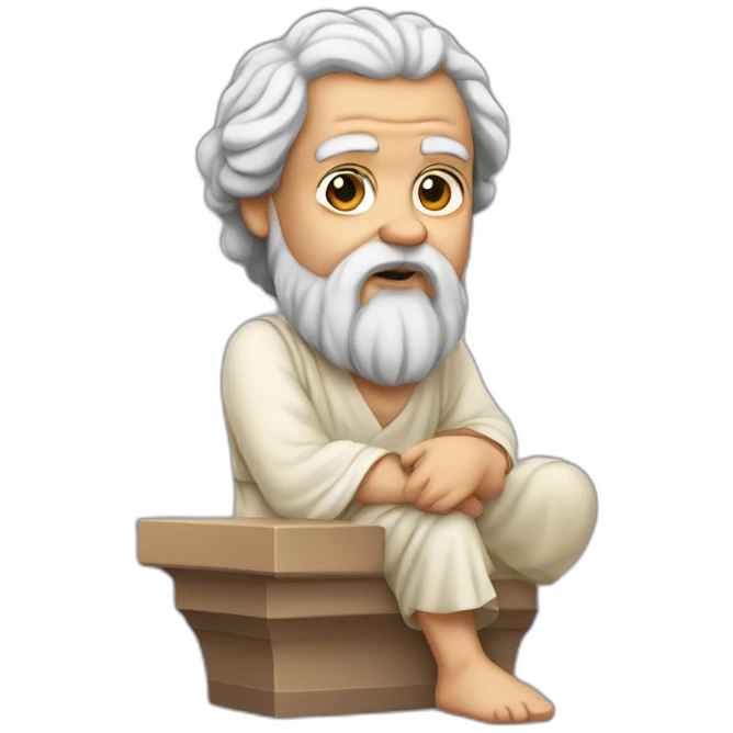 cute socrates emoji