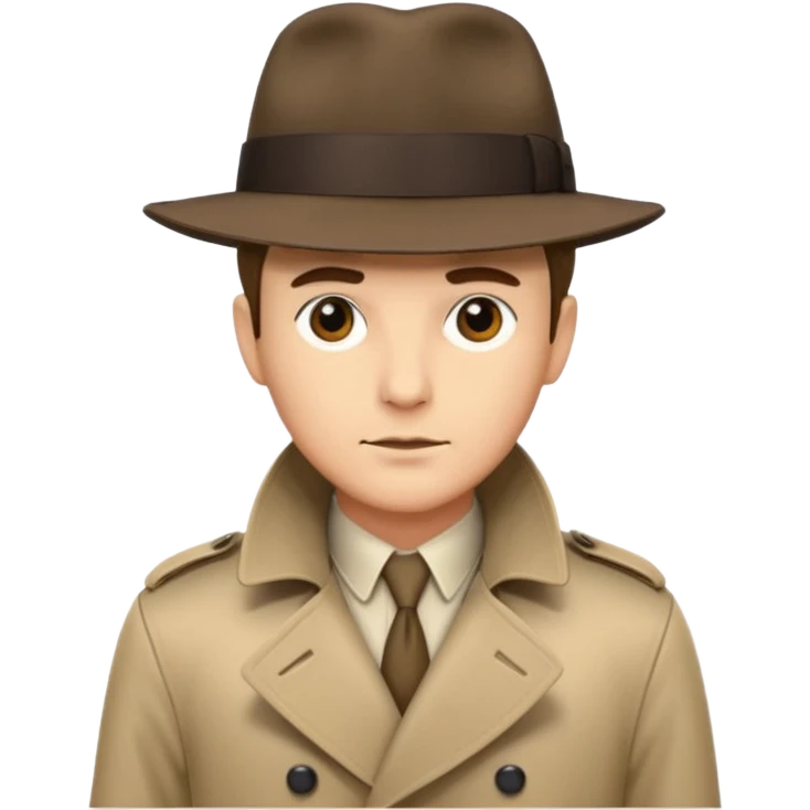 Shit detective emoji
