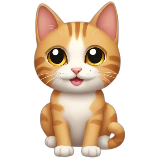 Cat love emoji