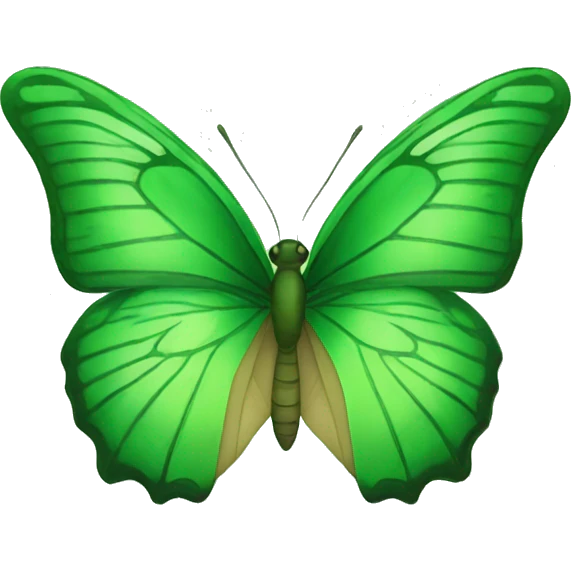 green Butterfly  emoji
