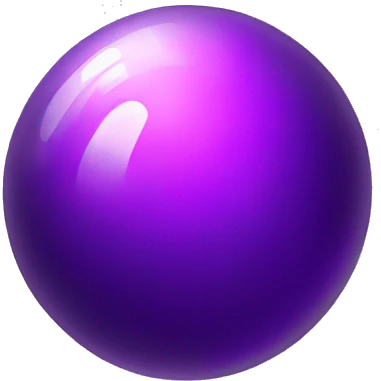 Purple magical orb sphere emoji