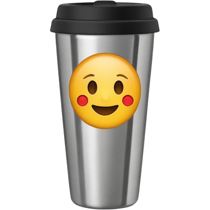 travel mug, Negative : Emoji emoji