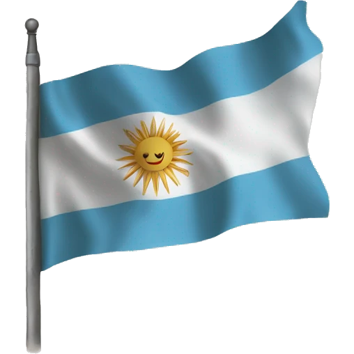Bandera de Santiago del Estero, Argentina  emoji