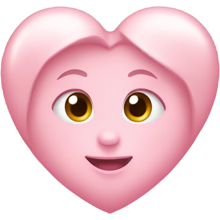 baby pink heart  emoji
