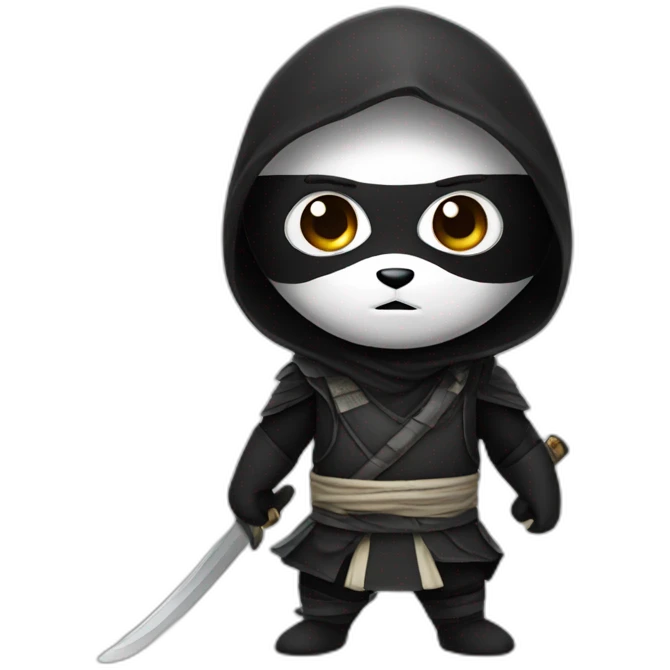 Panda Ninja Arab emoji