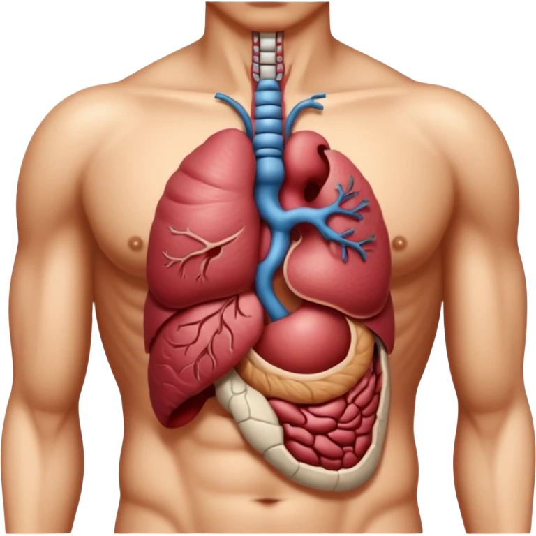 1.2 Torso & Organs 🫀 🫁 🍖 emoji