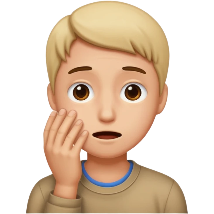Embarrased emoji