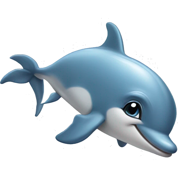 cute baby dolphin emoji