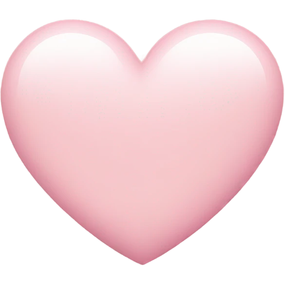 light pink heart emoji