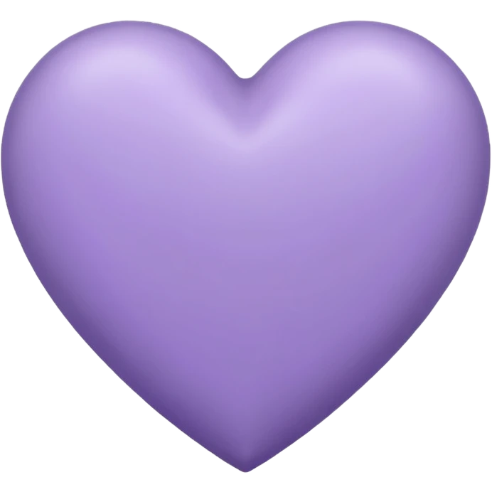 Corazón color lavanda  emoji