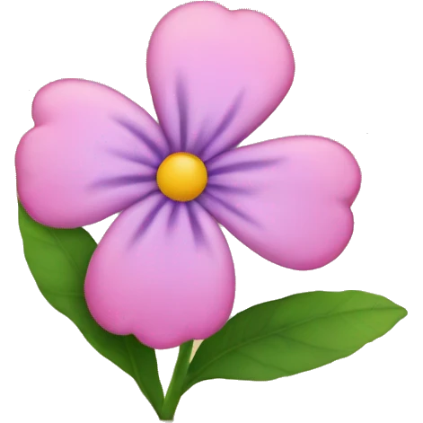 A flower on top of a table  emoji