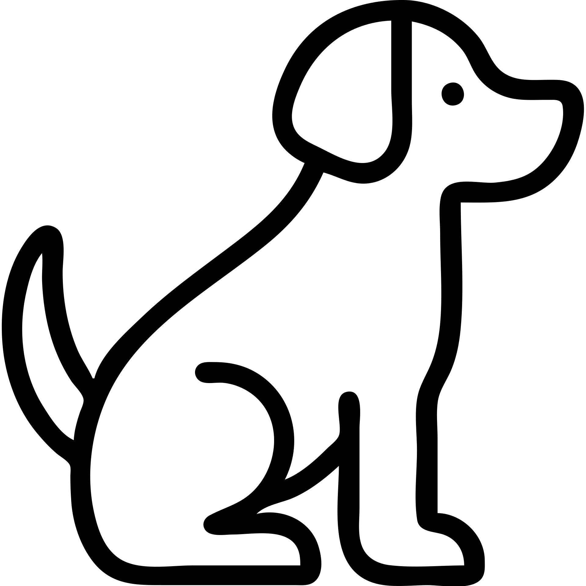 outlined dog icon emoji