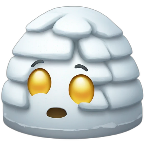 igloo bright face emoji