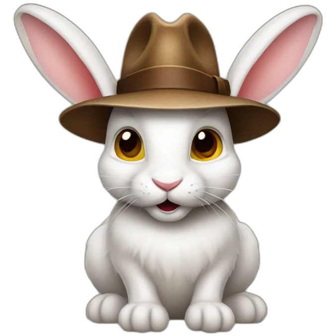rabbit indiana jones emoji