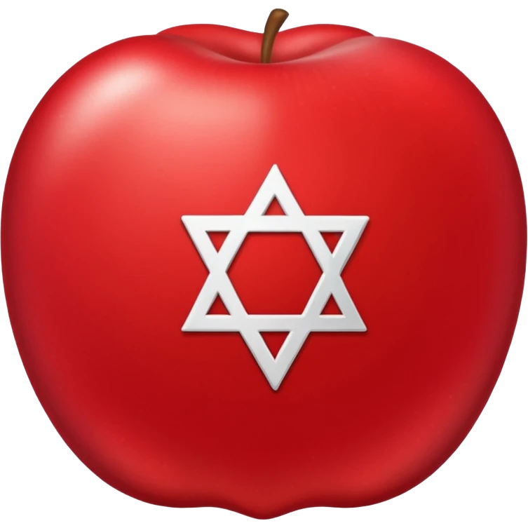 a jewish kippah in apple style emoji