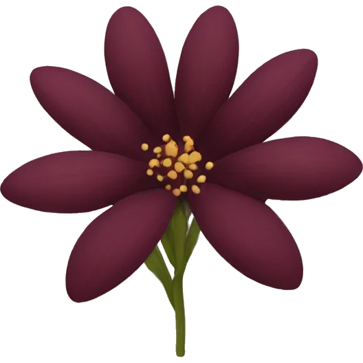 Burgundy flowers  emoji