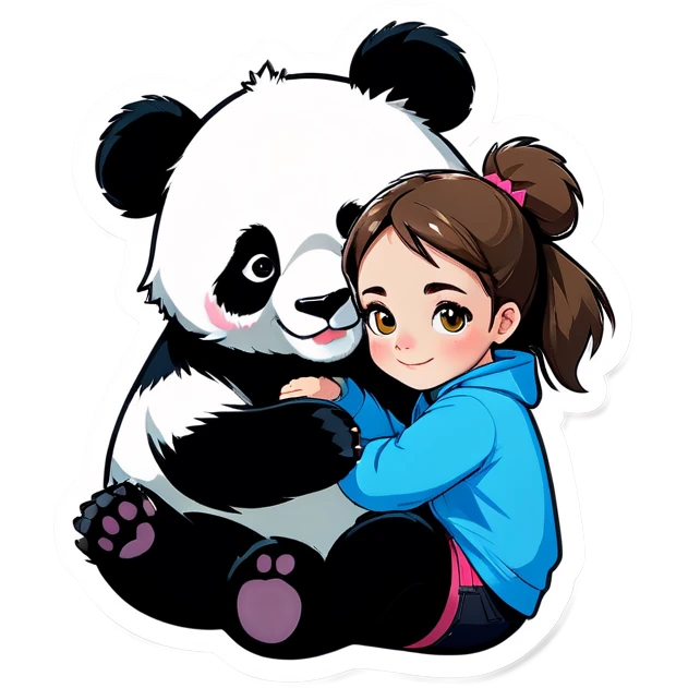 Emma and a panda emoji