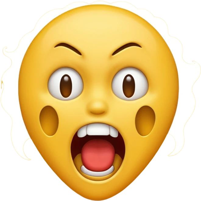 Empji screaming emoji