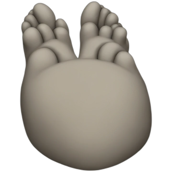 Hobbit foot emoji