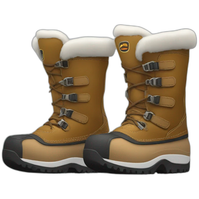 Pair of snowmobile boots emoji