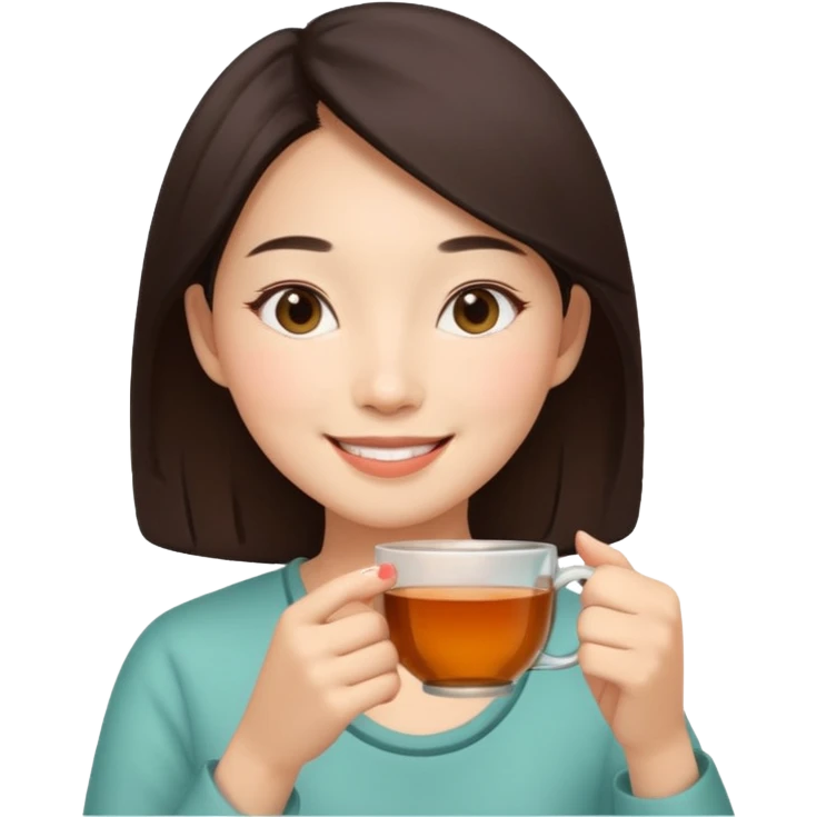 🧘🏼‍♀️🍵😌 emoji