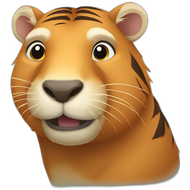 tiger Capybara emoji