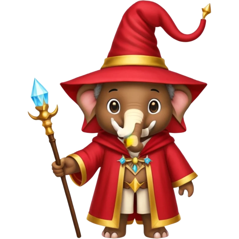Elephant strawberry wizard emoji