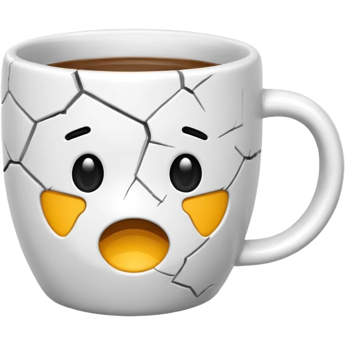 cracked mug emoji