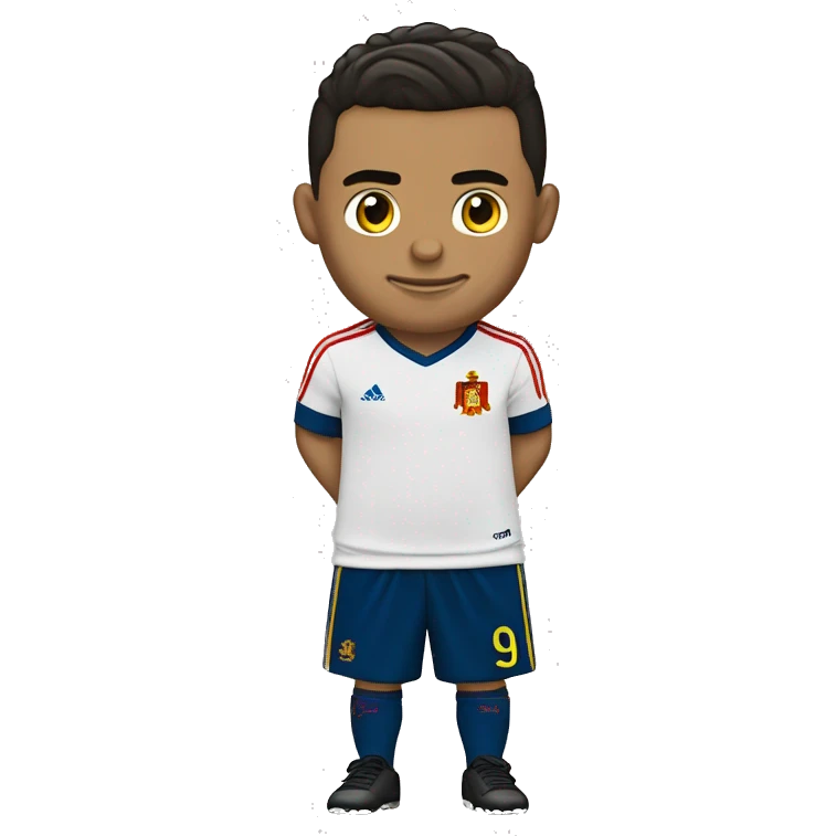 Ronaldo con la camiseta de españa emoji