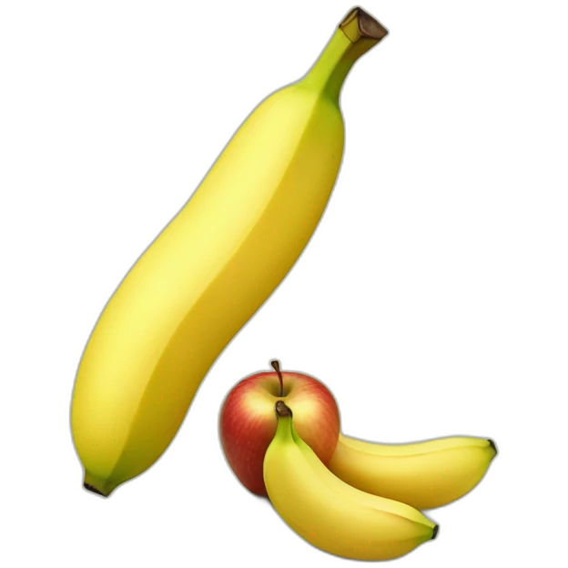 banana and apple emoji