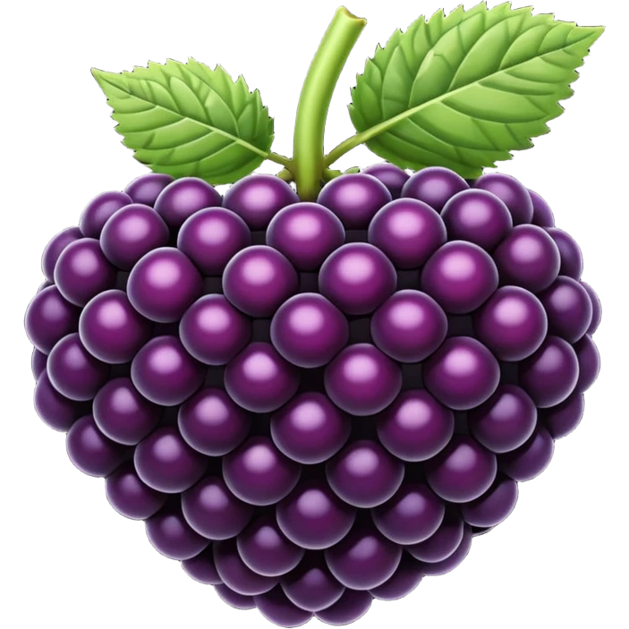 Fruta mora  emoji