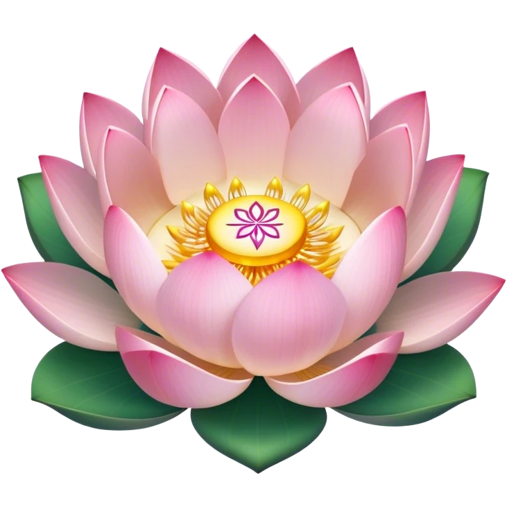 Цветок лотоса и символ Reiki emoji