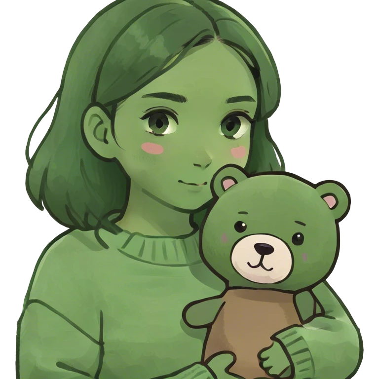 cute and soft girl emoji