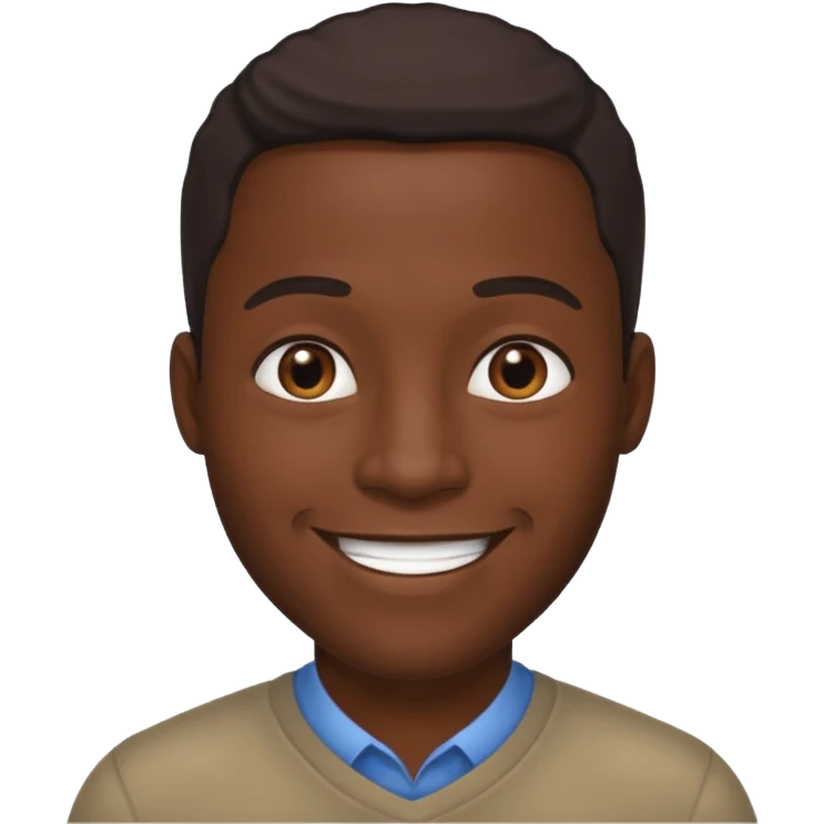 black man emoji