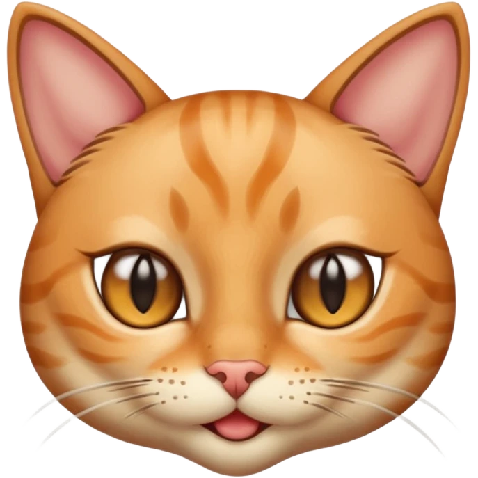 Cat eye wink emoji