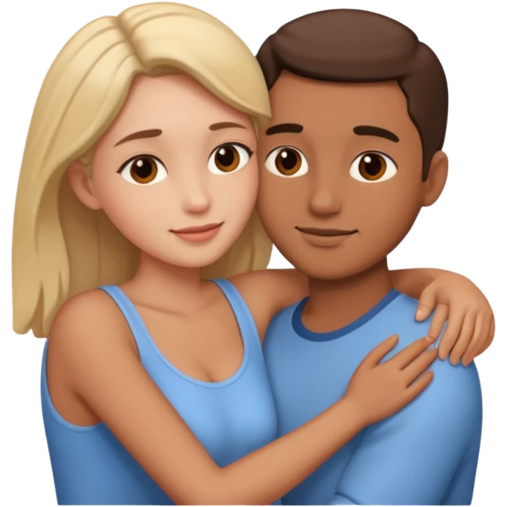 intimate moment between lovers emoji