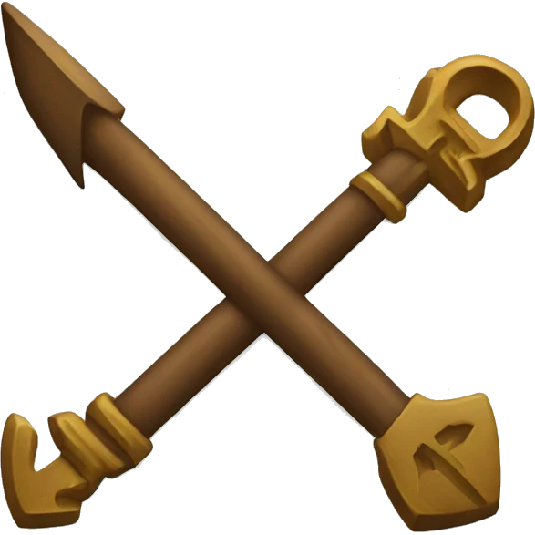 key + arrow emoji