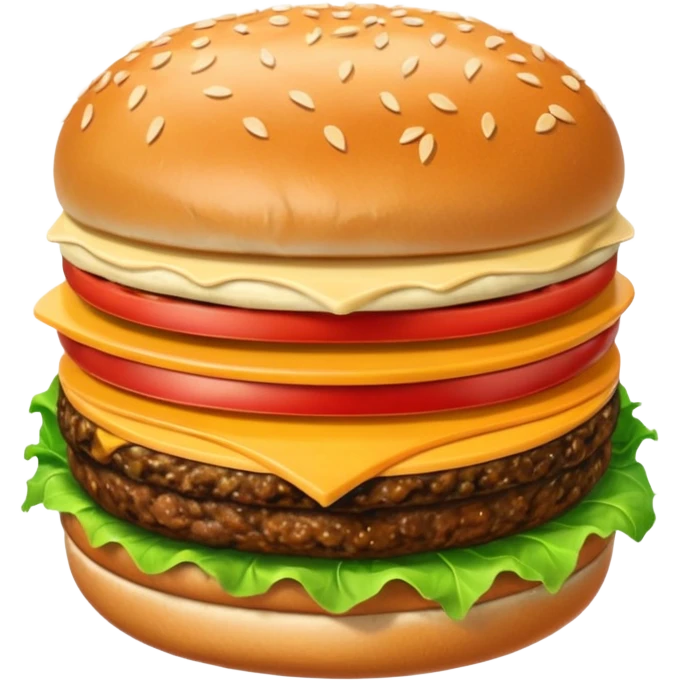Double meat burger emoji