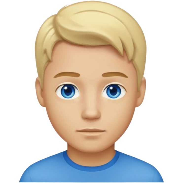 light skin blonde hair man emoji