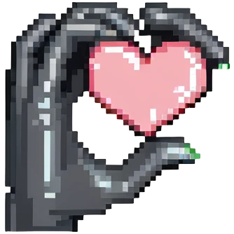 Korean finger heart, hand gesture making small heart shape emoji