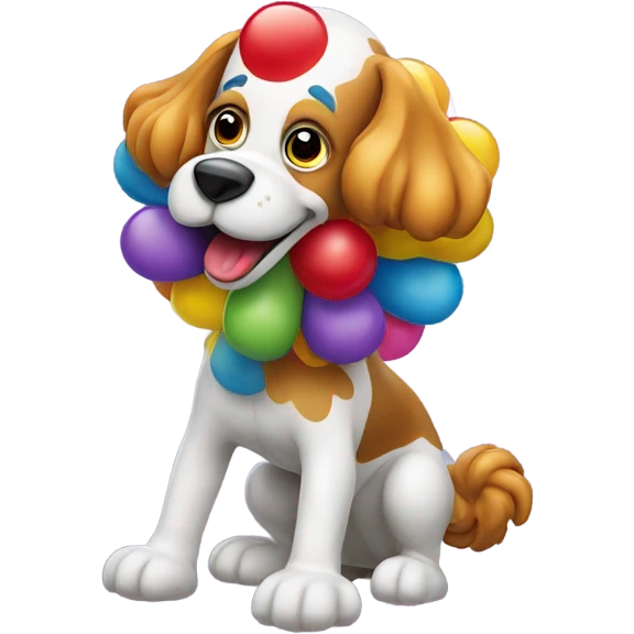 Clown making balloon animal  emoji