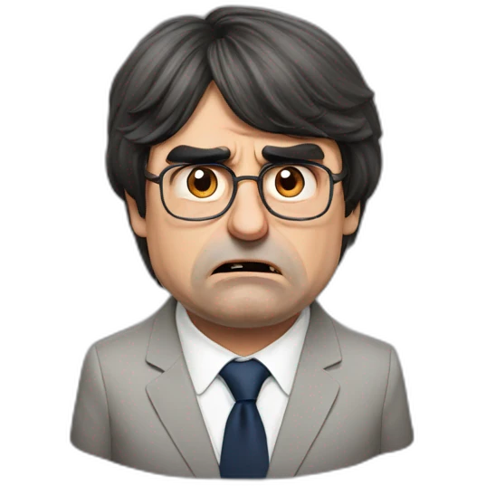 President puigdemont very angry emoji