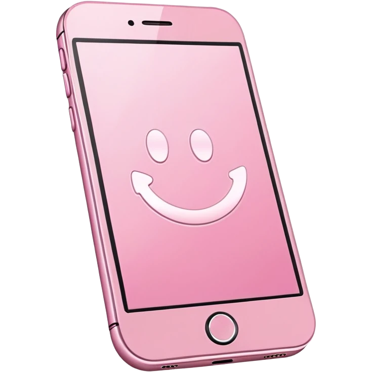 Light pink cellphone emoji