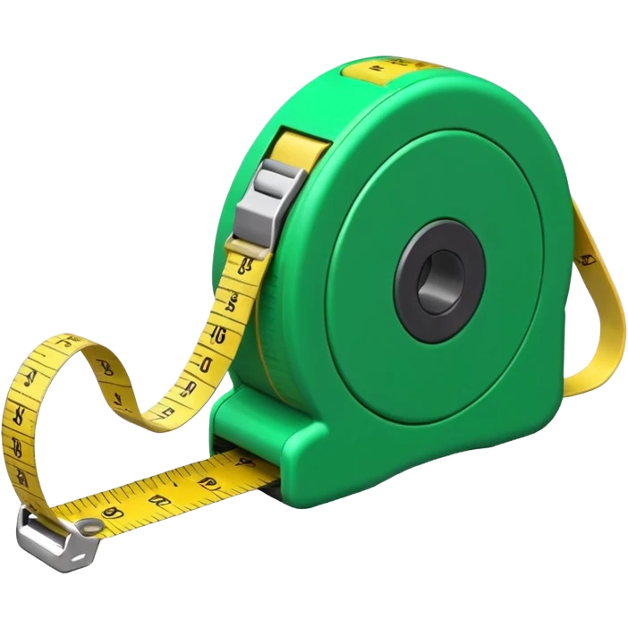green measure tape emoji