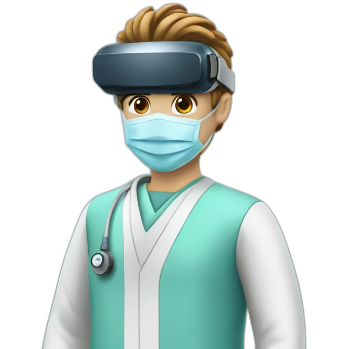 Surgeon-with-virtual-reality-display emoji