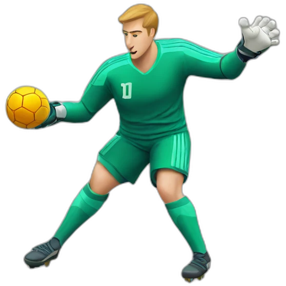 goalkeeper-blocking-ball emoji