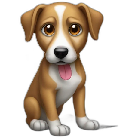 laptop hacker dog emoji